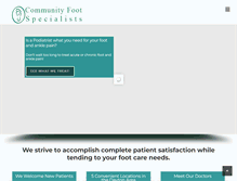 Tablet Screenshot of daytonfeet.com